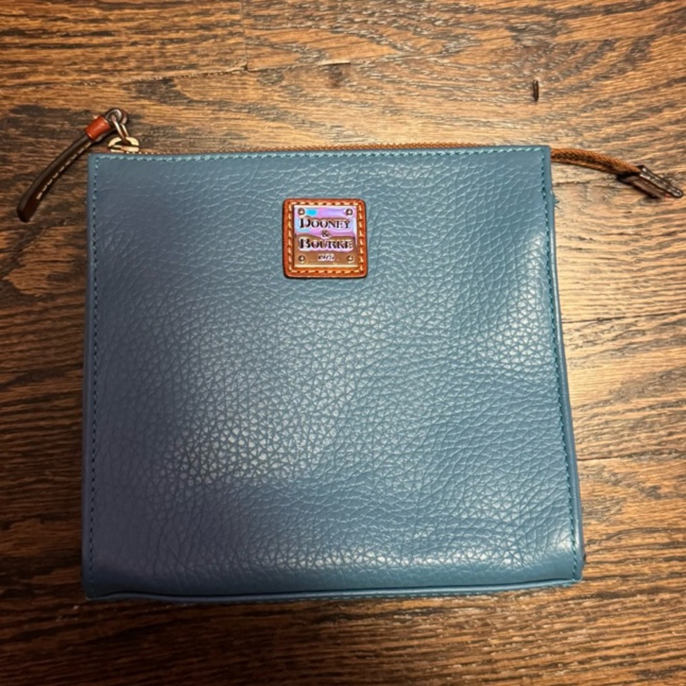Dooney & Bourke Blue Leather Crossbody Bag